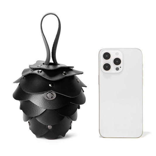 Women's Retro Pinecone-Shaped Personalized Purse Belt Bag