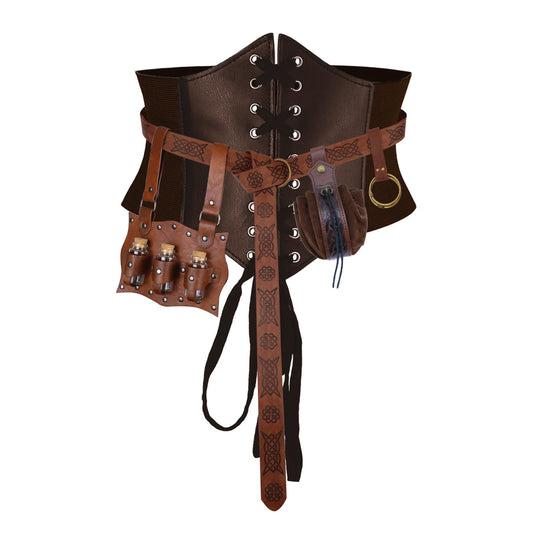 Medieval Style Halloween Women's Cosplay Belt Waist Seal Accessories